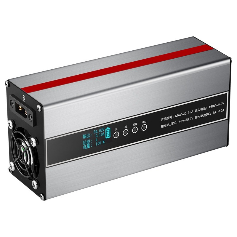 شاحن بطارية ليثيوم ذكي قابل لل - مراجعة 72V 15A Fast Charger وسعره
