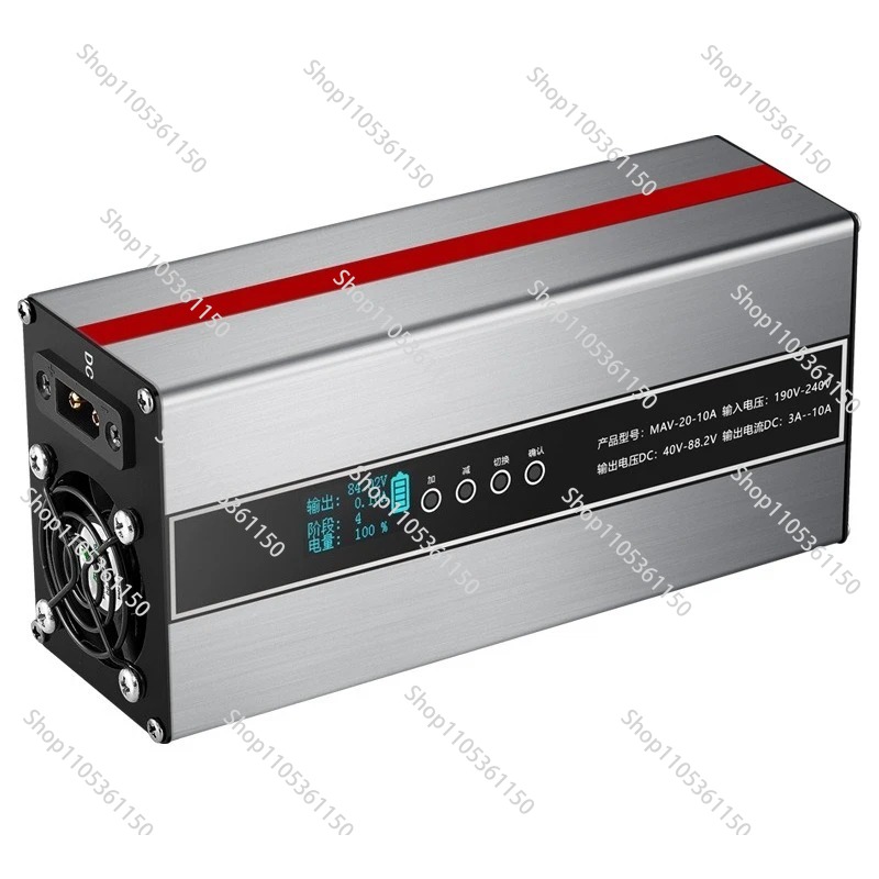 شاحن بطارية ليثيوم 72 فولت 20  - مراجعة 72V 15A Fast Charger وسعره