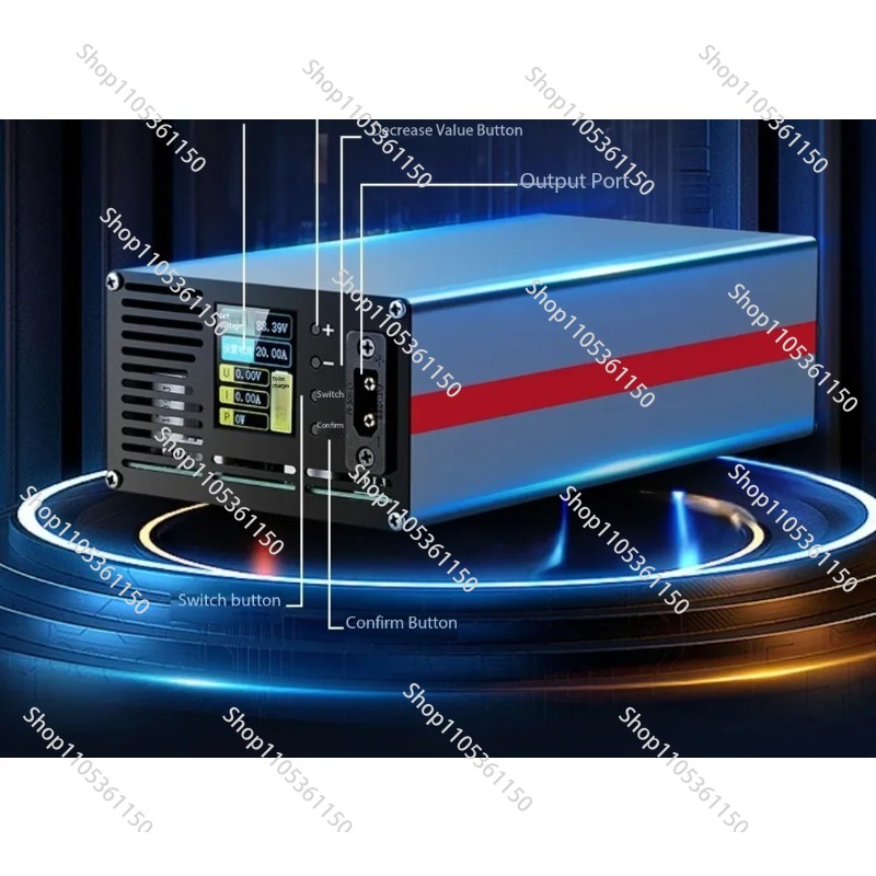 شاحن بطارية ليثيوم 72 فولت 20  - مراجعة 72V 15A Fast Charger وسعره