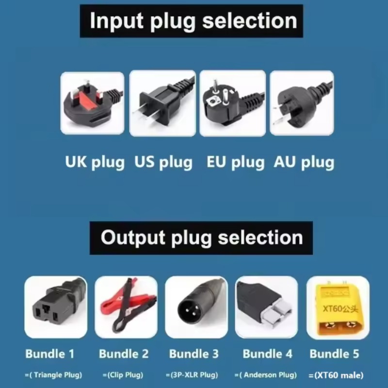 شاحن بطارية ليثيوم ذكي قابل لل - مراجعة 84V 20A Smart Charger وسعره