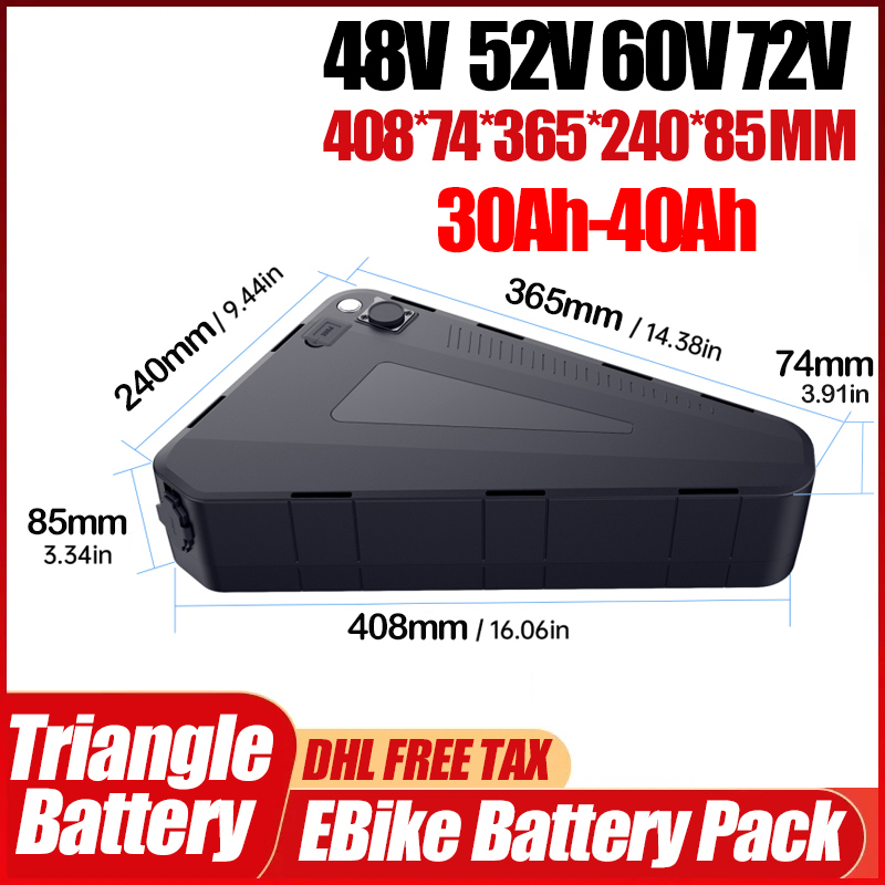 دراجة كهربائية 72 فولت تشام را - مراجعة 72V 50Ah 21700 Lithium Battery وسعره