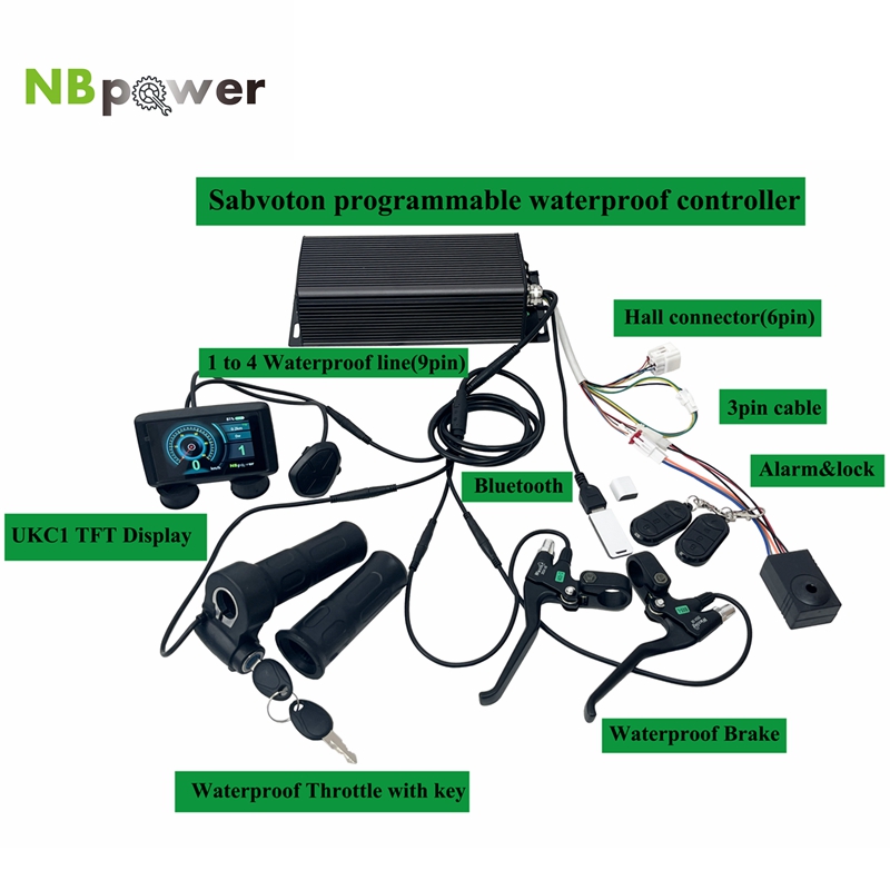 وحدة تحكم قابلة للبرمجة من Sab - مراجعة 72V 100A Sabvoton Controller وسعره